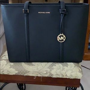 Michael Kors large leather tote laptop bag
